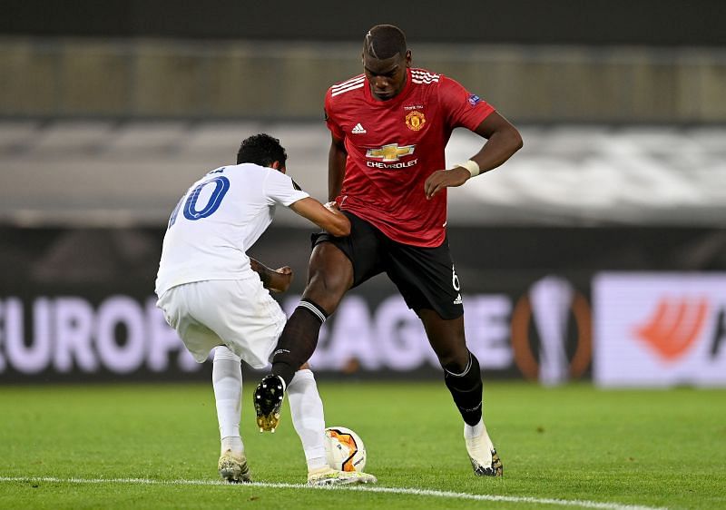 Paul Pogba was among 6 changes that United made from their last Europa League encounter