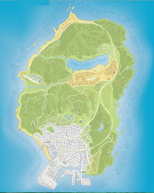 GTA: The map size of every mainline game in the series