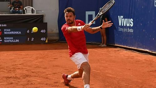 Stan Wawrinka at the 2020 Prague Challenger