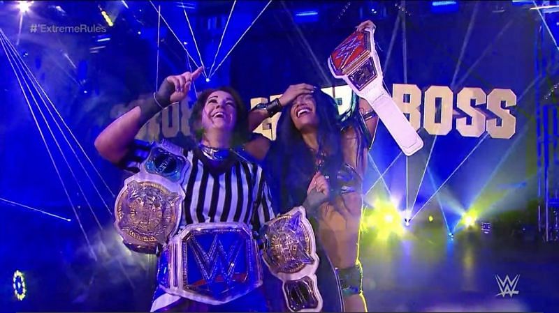 Sasha wins the RAW Women&#039;s Championship