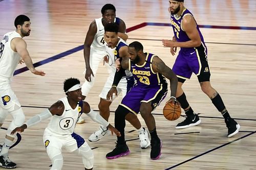 Los Angeles Lakers v Indiana Pacers