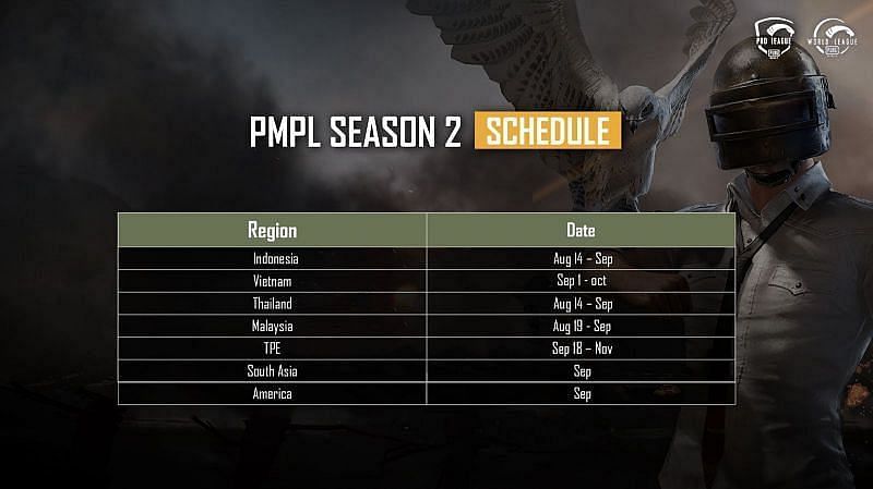 PMPL Schedule