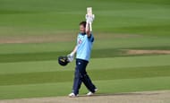 England talisman Eoin Morgan soaks in the applause.