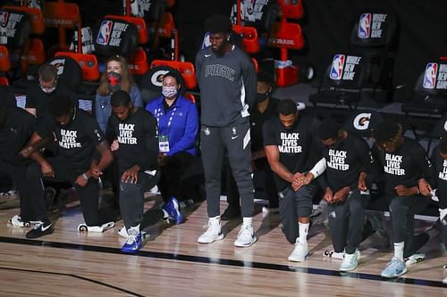 Orlando Magic's Jonathan Isaac made the news for not kneeling during the national anthem