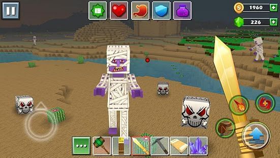 5 jogos IGUAIS A MINECRAFT #minecraft #minecrafthacks #mine #android #