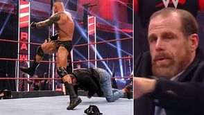 Backlash over Shawn Michaels' selling of Randy Orton's punt kick on RAW
