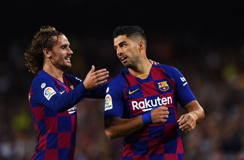 Griezmann and Suarez will need to support Messi up front