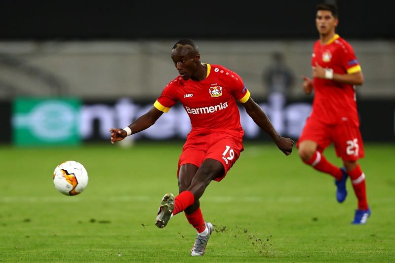 Bayer Leverkusen&#039;s talented winger Moussa Diaby