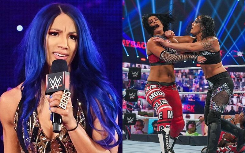 Sasha Banks lost two title in on week