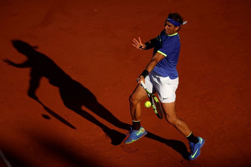 Rafael Nadal has one of the biggest forehands in the game