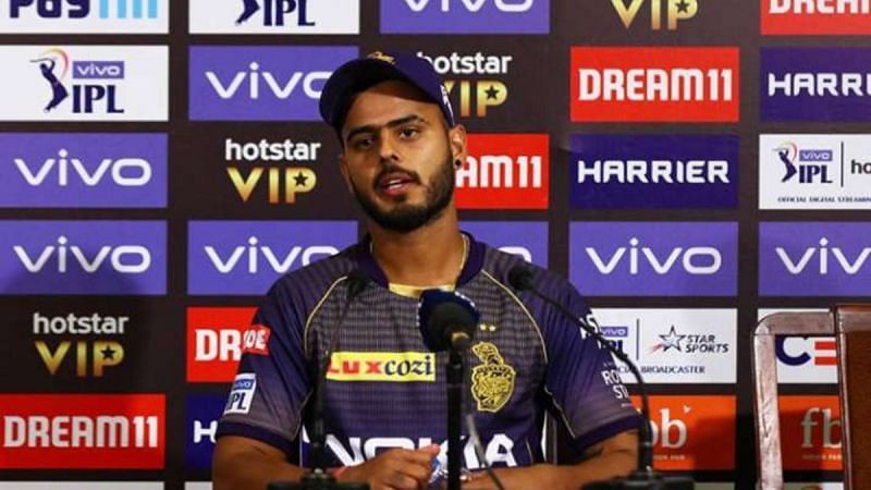 Nitish Rana was bought by KKR for INR 3.40 crore in the IPL 2018 player auction. Image Credits: India TV News