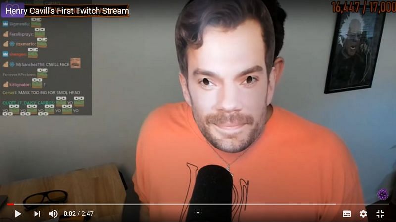 Did Henry Cavill just have his first Twitch stream? (Image Credits: Youtube.com)