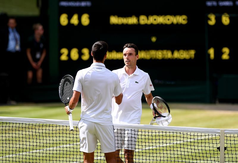 Djokovic lauded Agut's level after the match