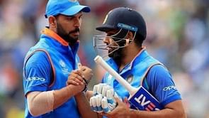 'Gulab Jamuns stuffed on each side of your mouth' - Yuvraj Singh hilariously trolls Rohit Sharma