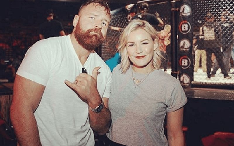 Renee Young and Jon Moxley