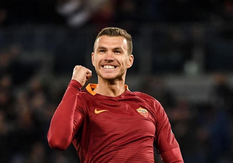 Edin Dzeko has scored 19 goals in all competitions for Roma this season