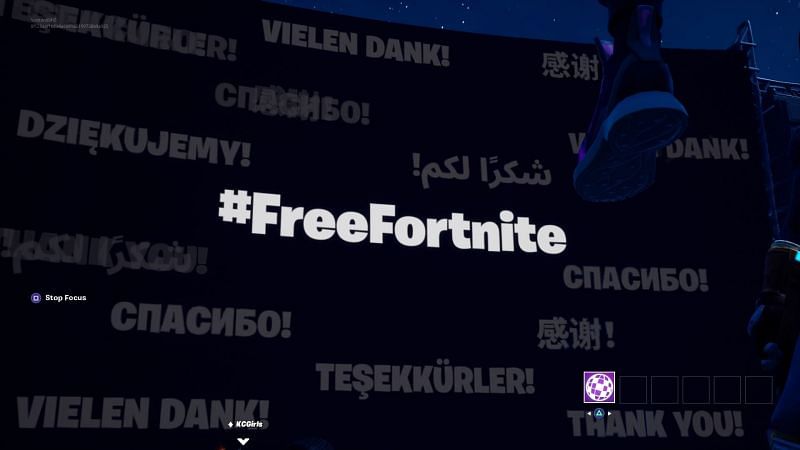 #FreeFortnite trends after Apple and Google ban the game from their online stores. (Image Credits: ScottonKeyboard)