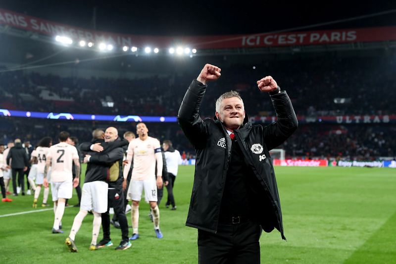 Manchester United manager Solskjaer went past the round of 16 in the UCL last year