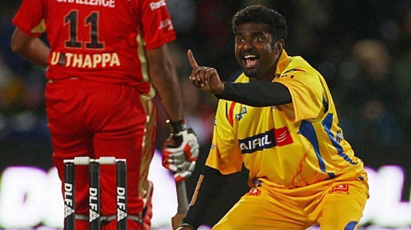 Muttiah Muralitharan was a part of the CSK team from 2008 to 2010