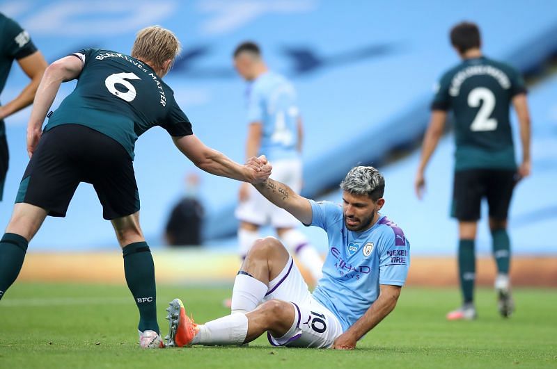 Sergio Aguero missed a number of games this season due to injury.