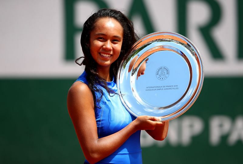 Leylah Fernandez won the junior French Open crown in 2019