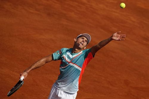 Alex de Minaur at the Internazionali BNL d'Italia in Rome last week