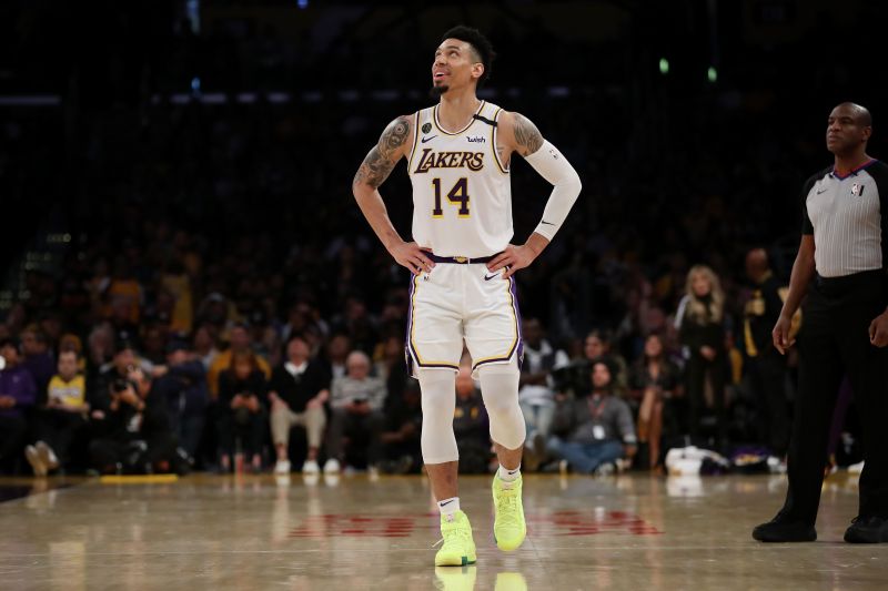 Sharpshooter Danny Green in action for the LA Lakers