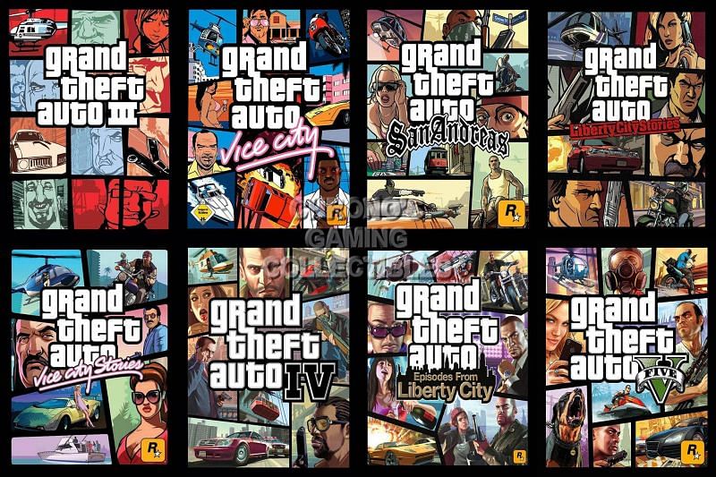 GTA games. Image: CGCPosters.