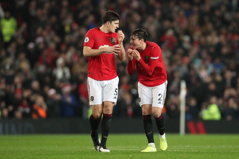 Harry Maguire and Victor Lindelof could continue as United&#039;s central defence pairing
