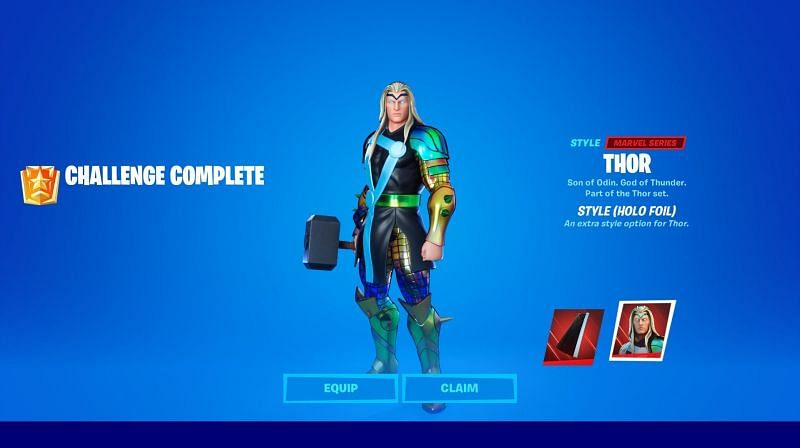 Fortnite: How to get Rainbow Thor (Holo skin) in Chapter 2 Season 4