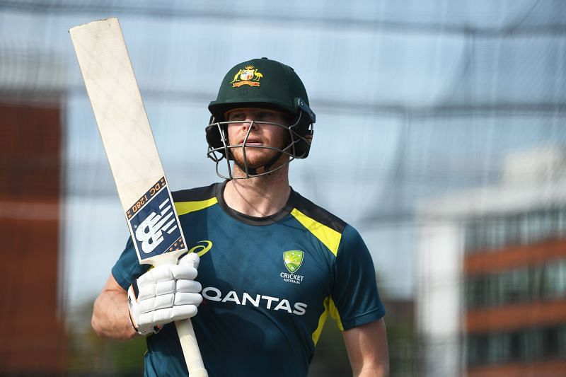 Steve Smith suffered a blow to the head in the nets in England