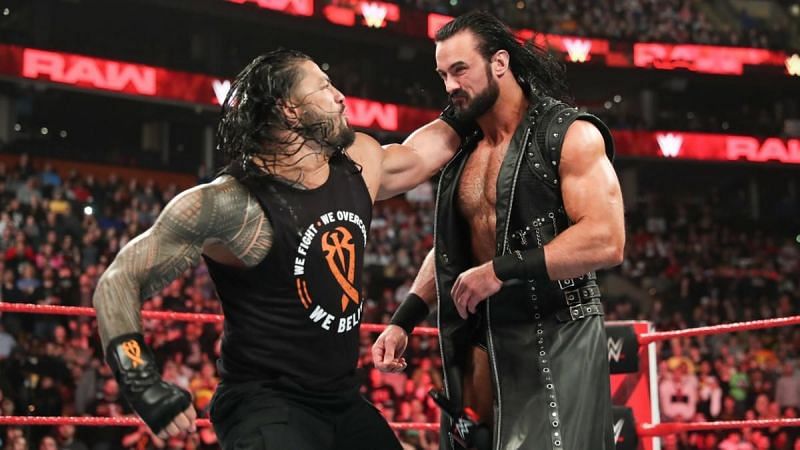Roman Reigns and Drew McIntyre