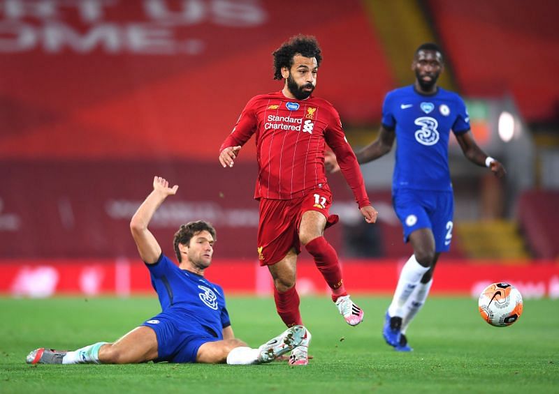 Chelsea and Liverpool battle it out in the Premier League