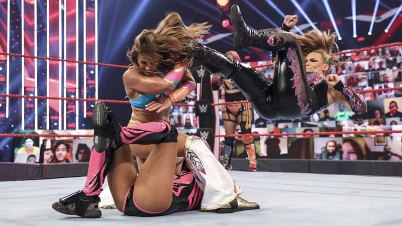 Mickie James and Asuka won, but was it a team effort?