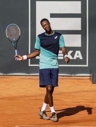 Gael Monfils at the Hamburg Open 2020