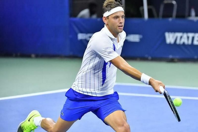 Filip Krajinovic takes on Marcos Giron for a place in the third round of the 2020 US Open.