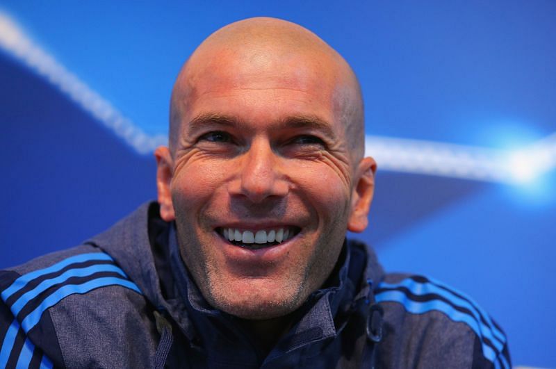 Real Madrid manager Zinedine Zidane