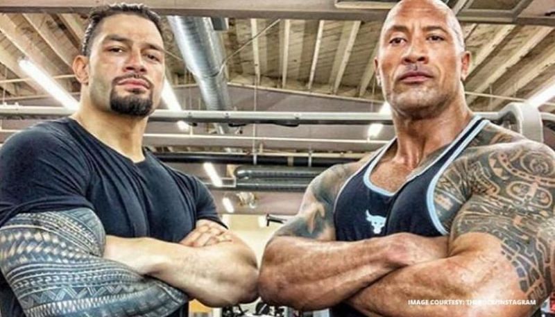 Roman Reigns with The Rock