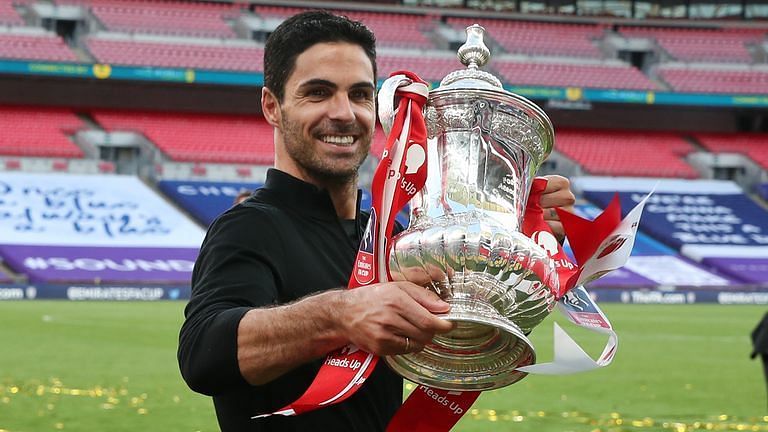 Mikel Arteta delivered silverware in his first season as Arsenal manager.