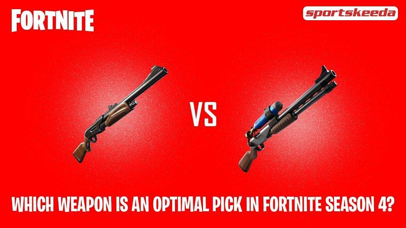 Charge and Pump Shotguns are two categories of weapons in Fortnite Season 4