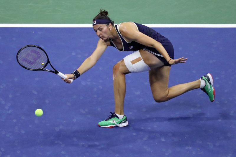 Margarita Gasparyan at the 2020 US Open.