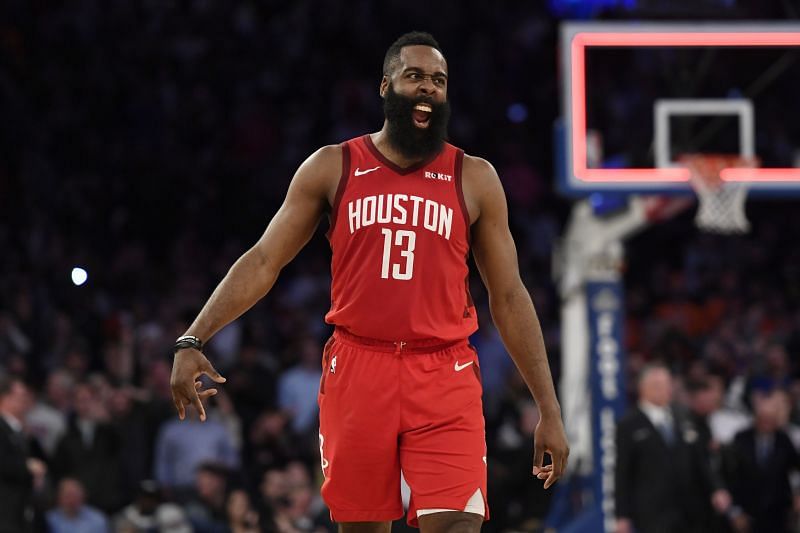 James Harden was on fire for the Houston Rockets