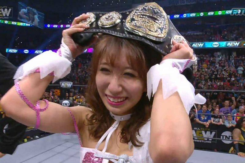 Riho became the first AEW Women&#039;s World Champion