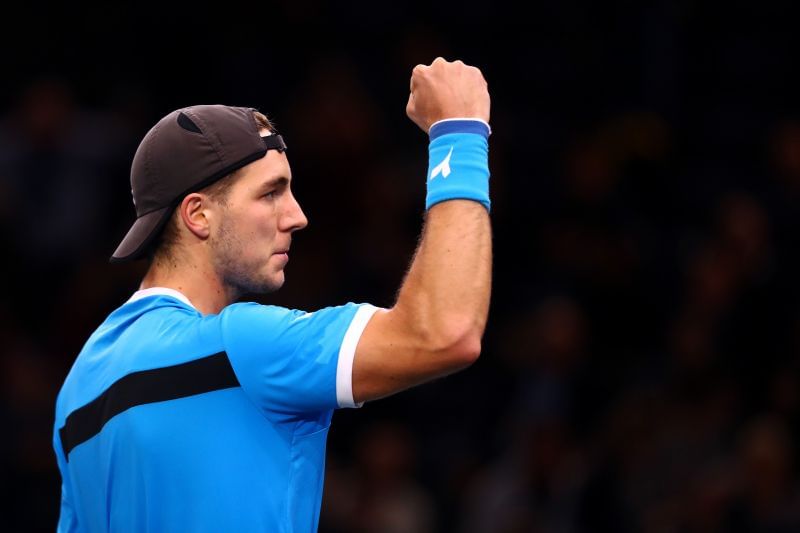 Jan-Lennard Struff at the Paris Masters 2020