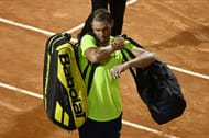 Rafael Nadal departed from the Italian Open on Saturday.