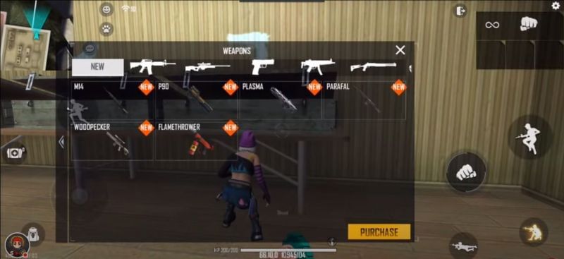 New weapons on the Spawn Island Enter caption