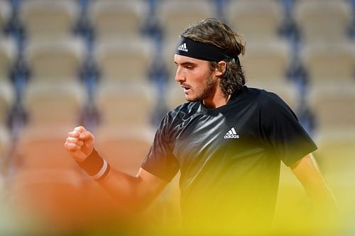 Stefanos Tsitsipas at the 2020 French Open