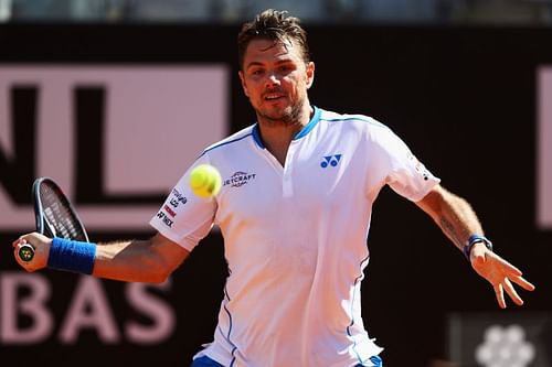 Stan Wawrinka at the Internazionali BNL d'Italia 2018