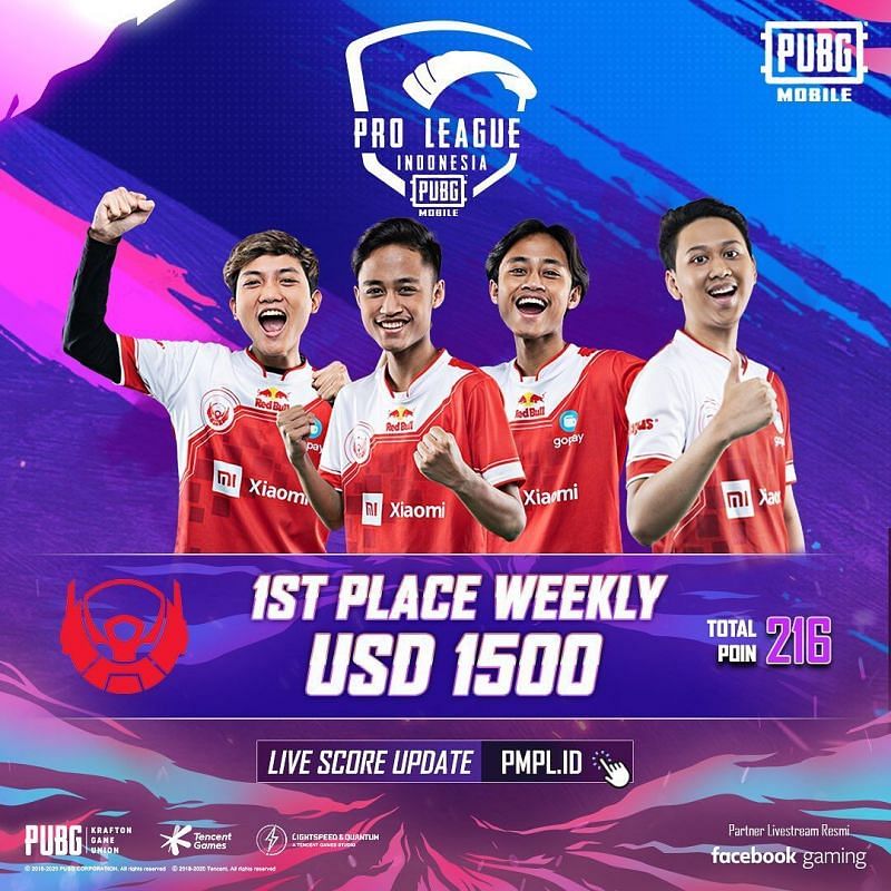 PMPL S2 Indonesia week 5 winner