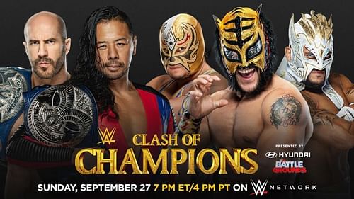 The SmackDown Tag Team Championships will be on the line at Clash of Champions